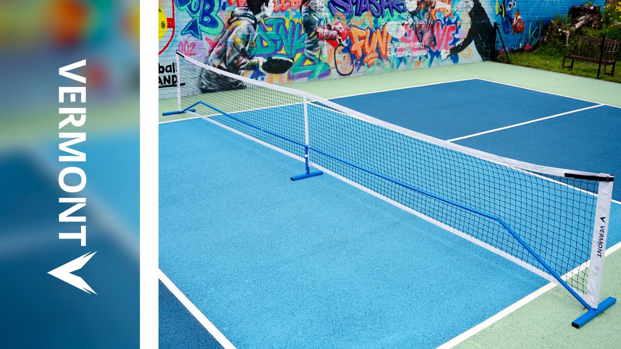 VERMONT ProCourt Portable Pickleball Net - Play Pickleball Anywhere!