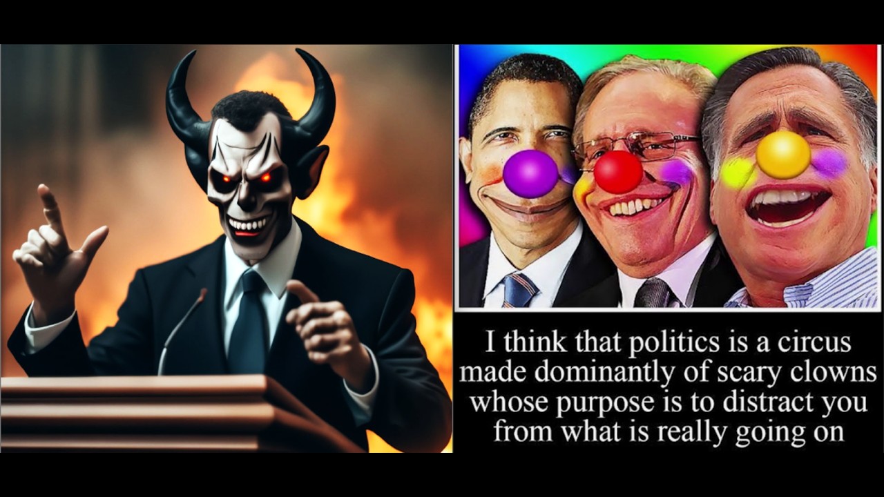 It's A Clown World The Leaders Are All Clowns! Demonic ones!