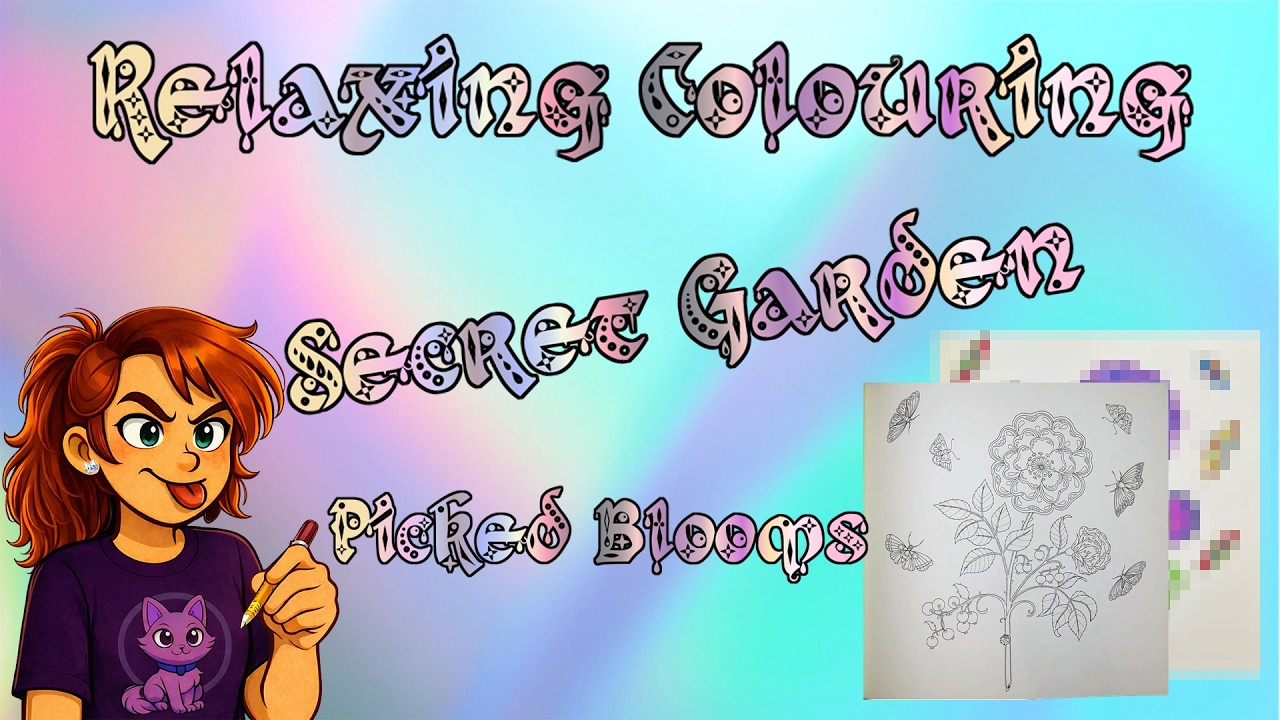 Picked Blooms – Secret Garden (Johanna Basford) | Relaxing Colouring
