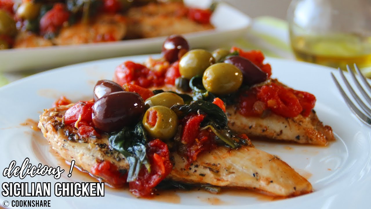 25 Minute Sicilian  Olive Chicken - DELICIOSO