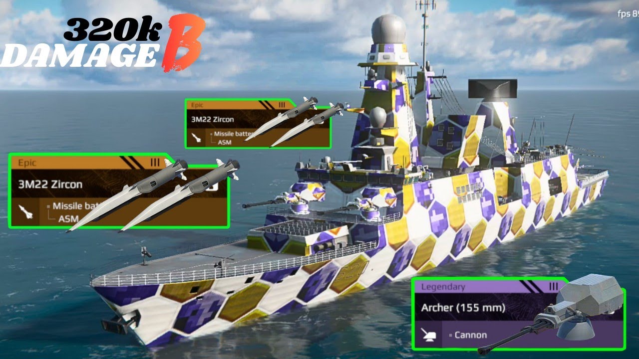 FS FORBIN - With 5x- ZIROCN RUSSIAN BEST HYPERSONIC MISSILE 😱 & 2x- Archer BEST CANNON 