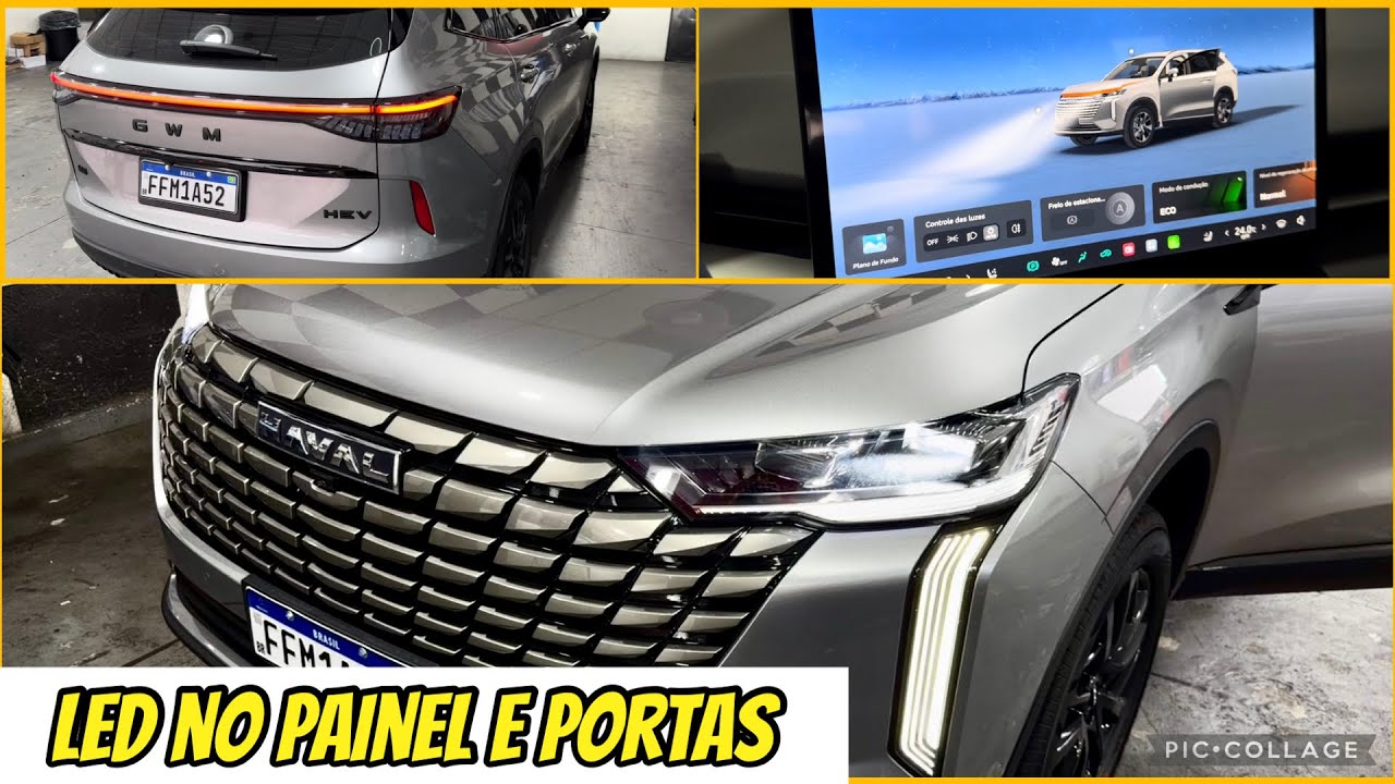 Novo HAVAL H6 ,remoção do delay da buzina,luz nos pés,luz ambiente painel 