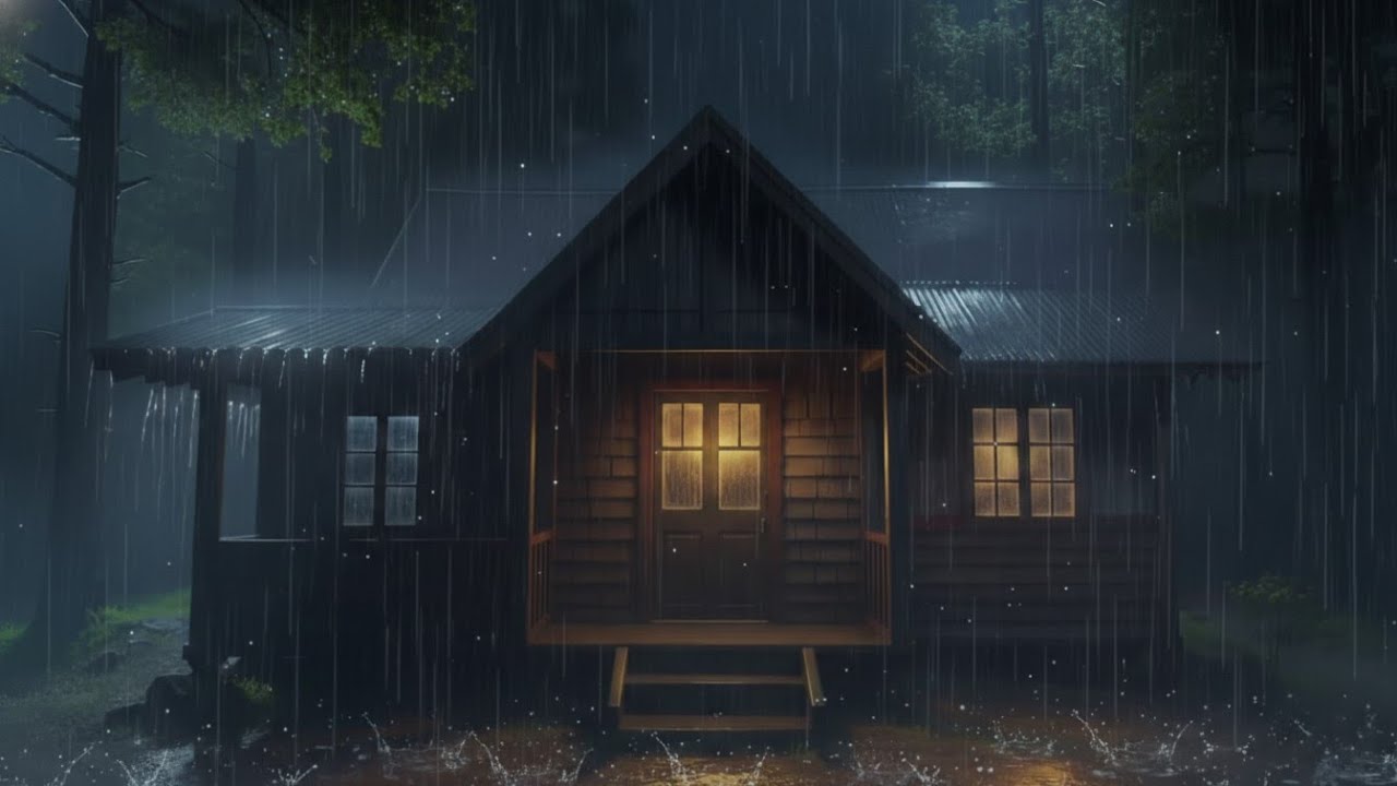 Relaxing Night Rain 🌧️ Perfect for Deep Sleep