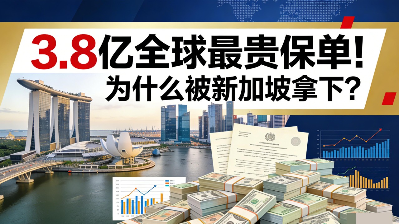 全球最贵保单诞生！新加坡3.8亿天价保单背后经济趋势：从小岛到全球财富中心！