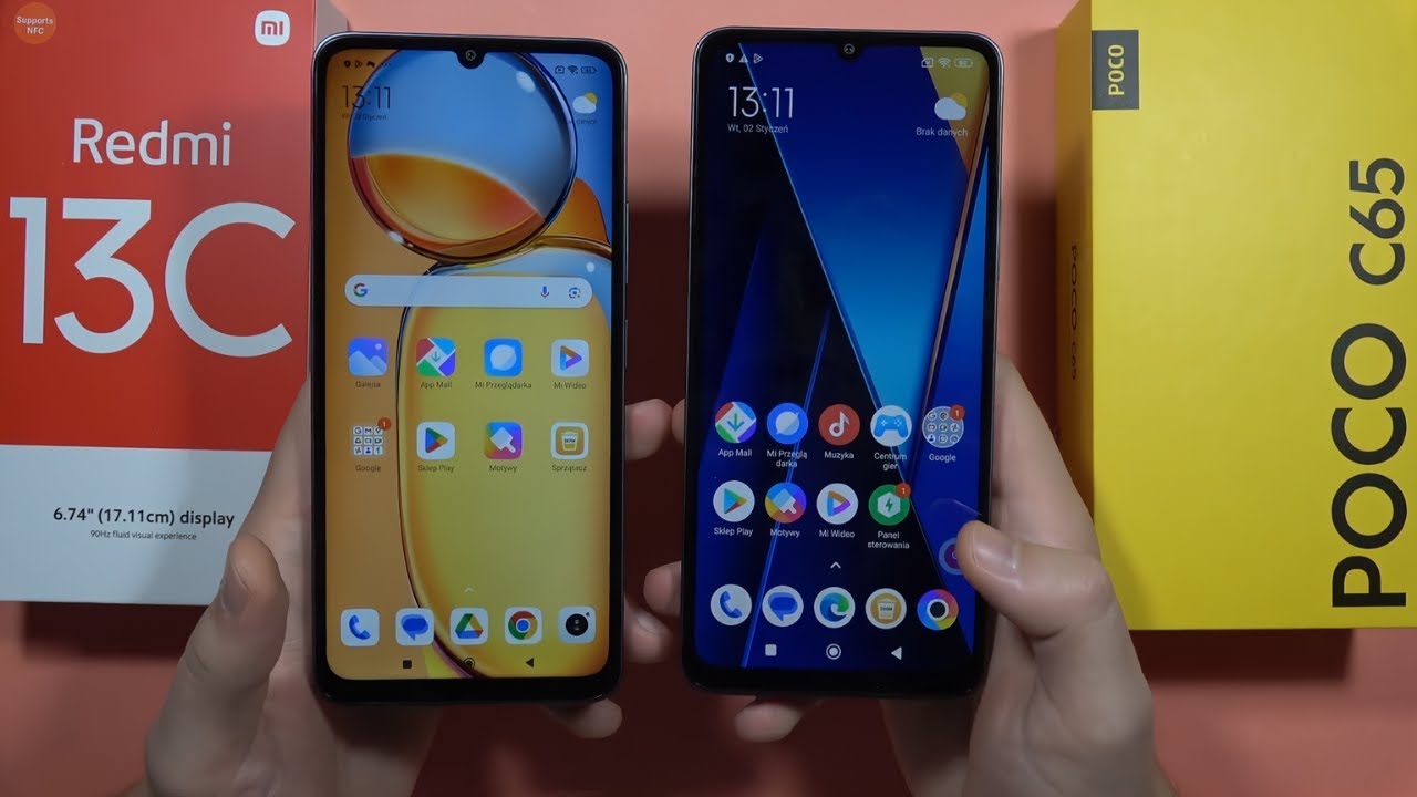 Czym r&oacute;żnią się Redmi 13C i POCO C65 - Kt&oacute;rego bardziej się opłaca kupić #smartfon