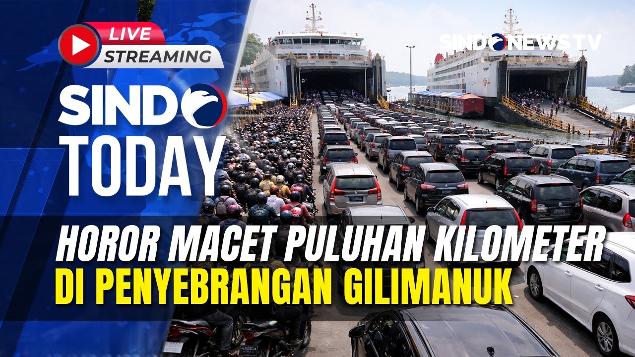 🔴  HOROR MACET PULUHAN KILOMETER DI PENYEBRANGAN GILIMANUK  | LIVE | SINDO TODAY | 17/03
