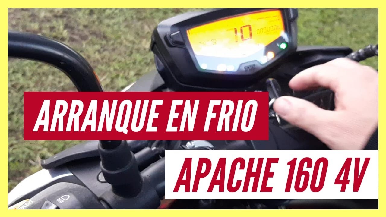 🥶ASI ENCIENDO LA APACHE 160 4V EN FRIO🥶🥶