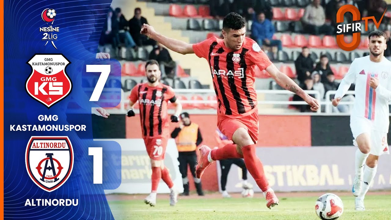 GMG Kastamonuspor 7-1 Altınordu | Maç Özeti