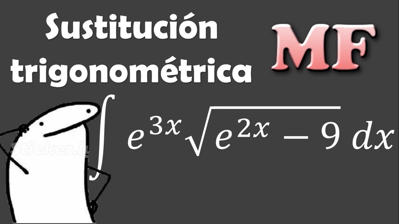 Integral por sustitución trigonométrica de e^3x por raíz de e^2x - 9 dx