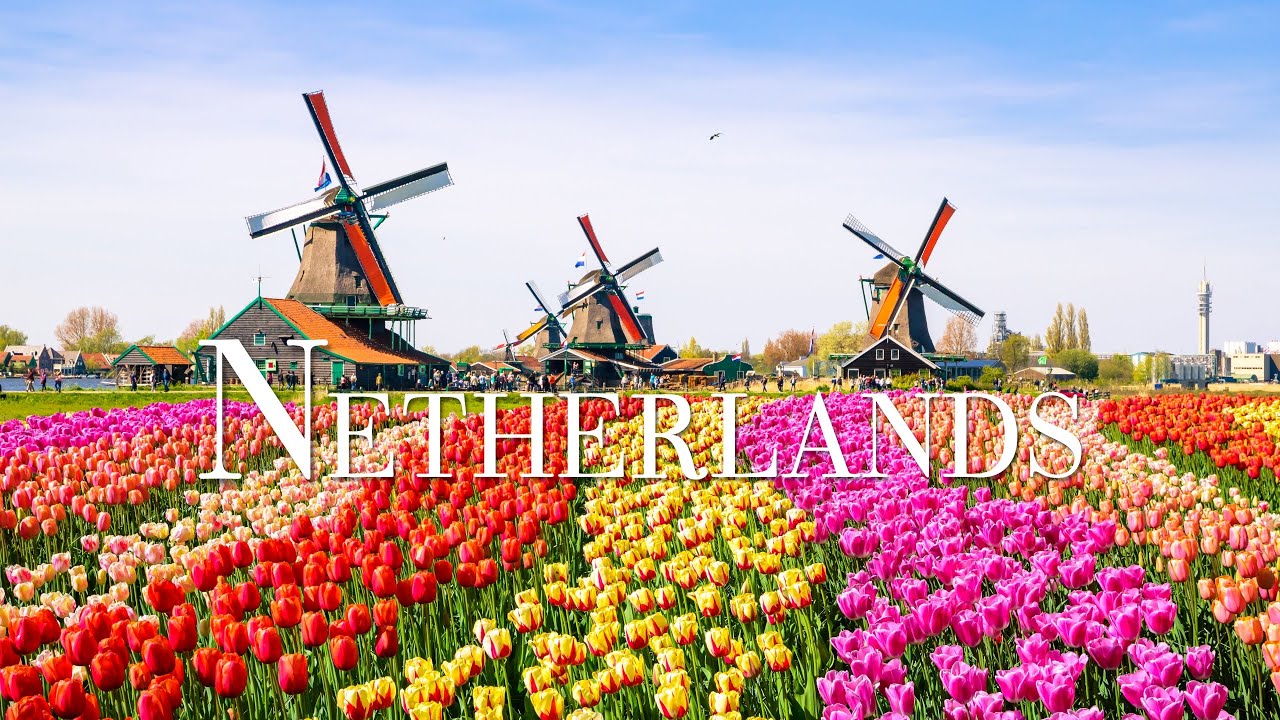 Netherlands 4K - Scenic Relaxation Film with Calming Music, Relaxing Music for Studying