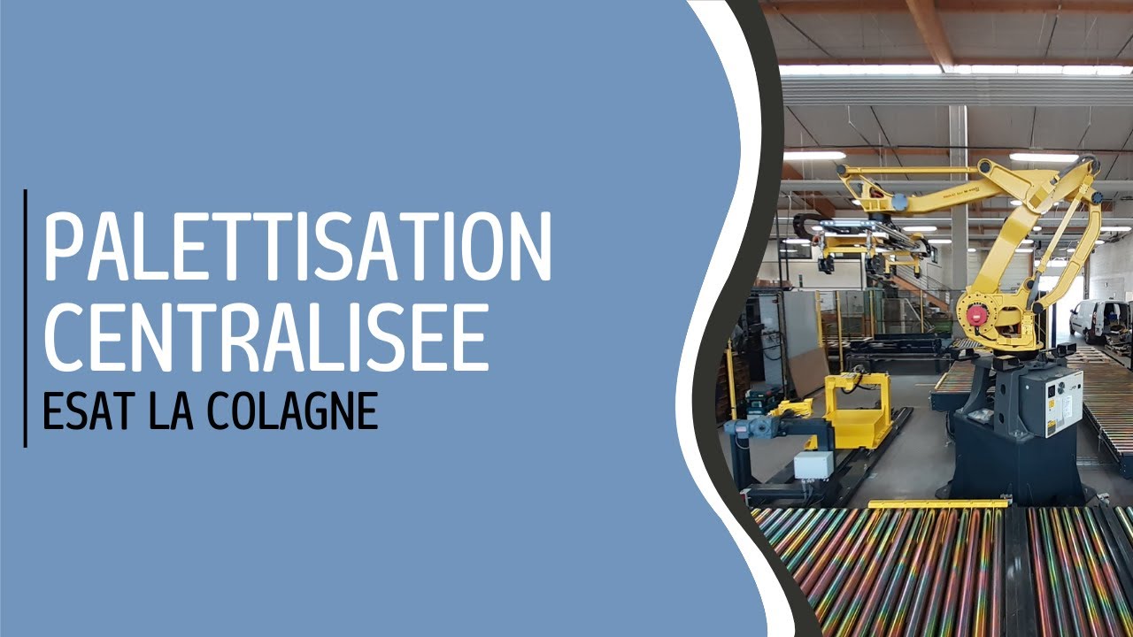 ESAT La Colagne s'équipe d'un palettiseur