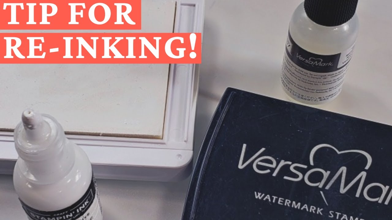 Re-Ink Difficult Ink Pads SIMPLY With 2 Quick Tips!
