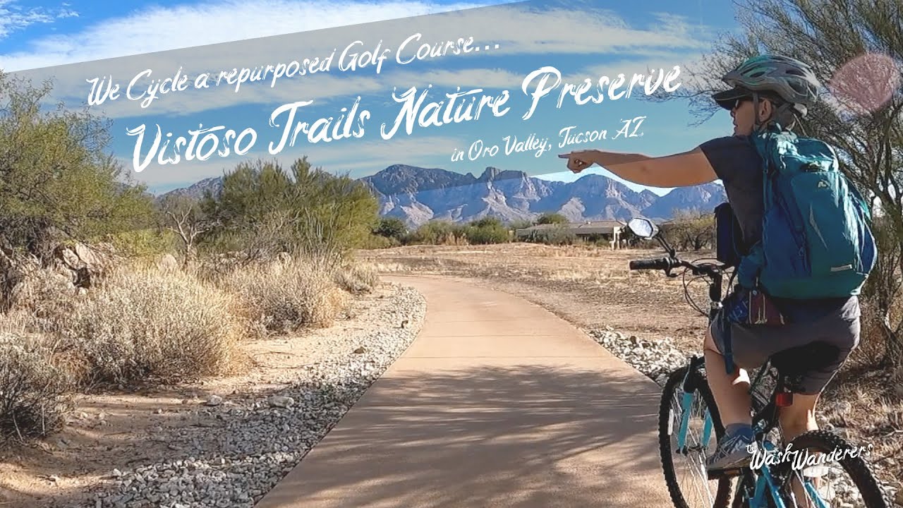 Cycling the North-Side PAVED Trail of a repurposed Golf Course!