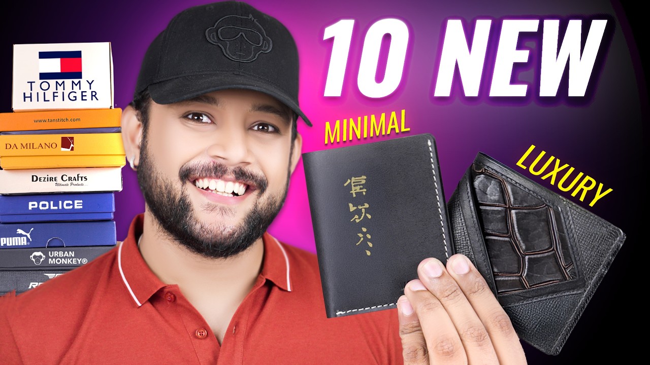 10 BEST WALLETS FOR MEN UNDER 500/2000 ON AMAZON 🔥  Minimal Bifold Wallet Haul 2025 | ONE CHANCE