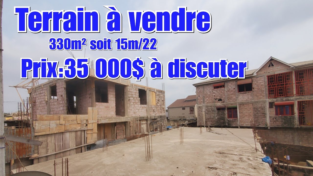 👉RDC/KINSHASA/PRIX:35 000$ À DISCUTER/PARCELLE MISE EN VENTE DE 330m² SOIT 15m/22,SUPER EMPLACEMENT