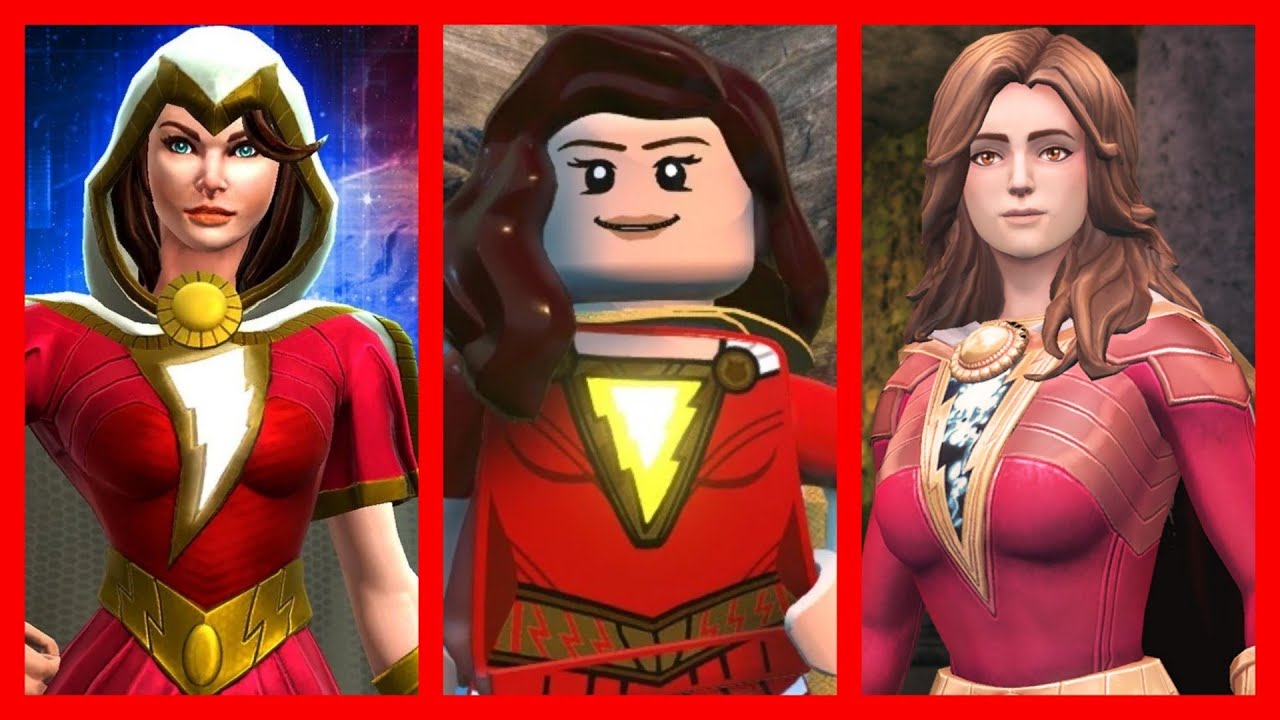 "Mary Marvel" Evolution in Video Games (DC Comics) 