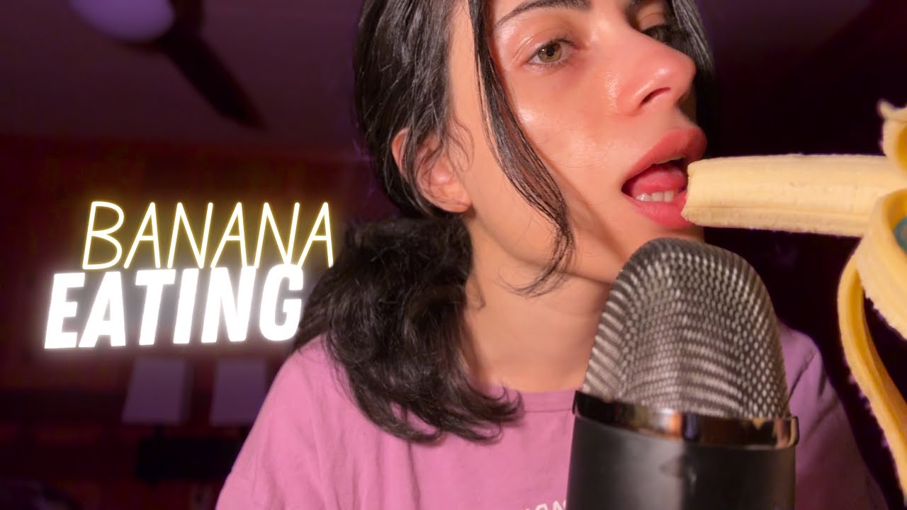 ASMR Banana Eating & Mouth Sounds