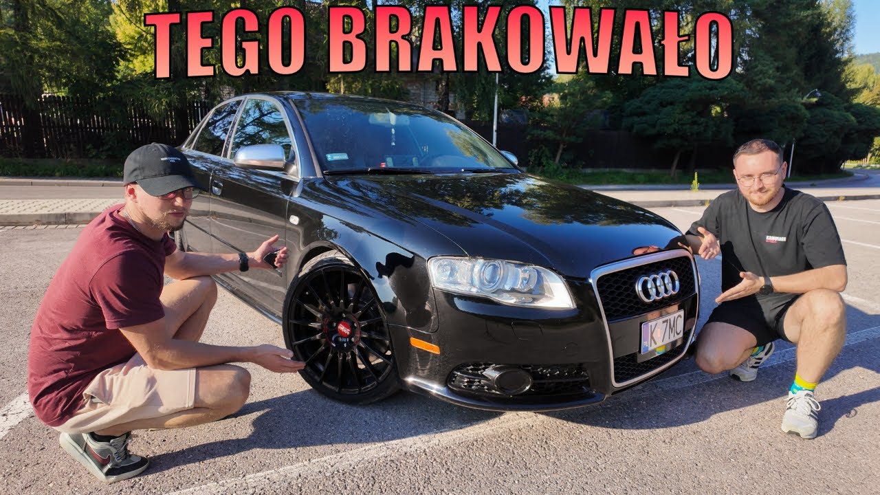 Założyliśmy grill RS4 i felgi 19 cali w Audi A4 B7 USA