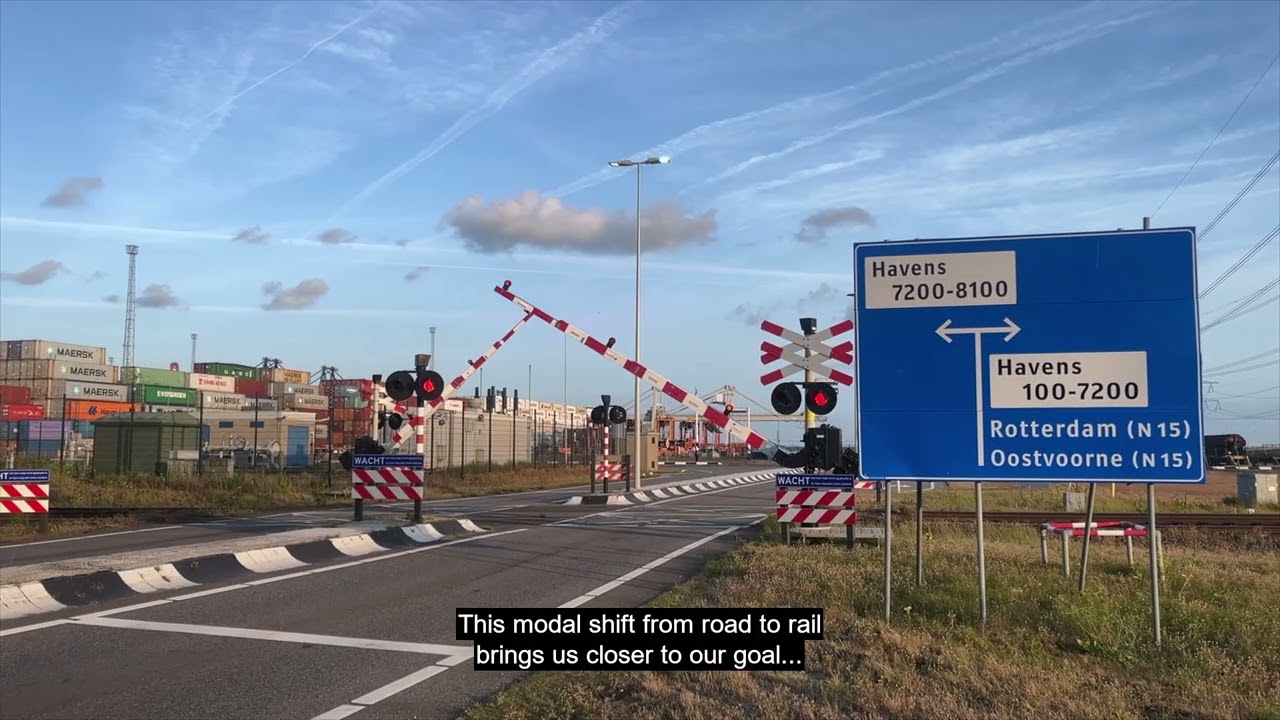 SKIP THE LANE, SHIP BY TRAIN - Duurzame rail shuttle verbindt de havens van Amsterdam en Rotterdam