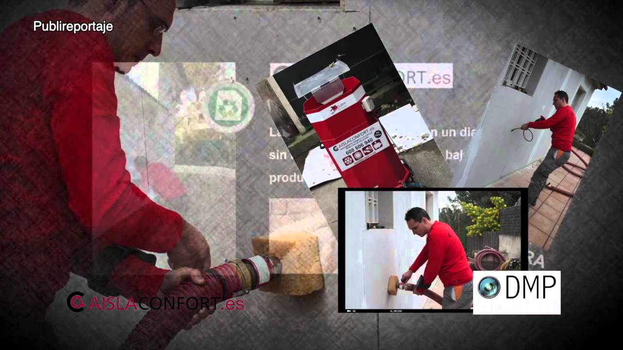 Aislar paredes y techos con celulosa inyectada por aislaconfort