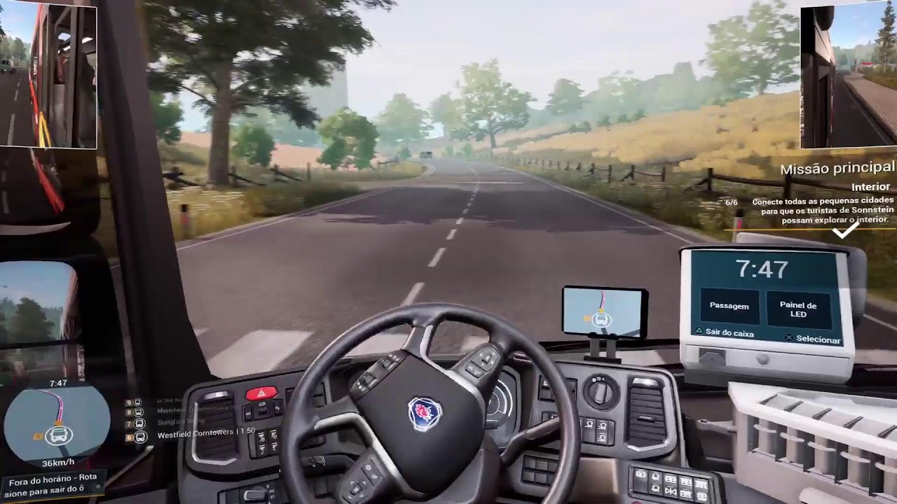 Bus Simulator 21 PS5 Mapa Seaside Valley Missões Primárias Parte 46