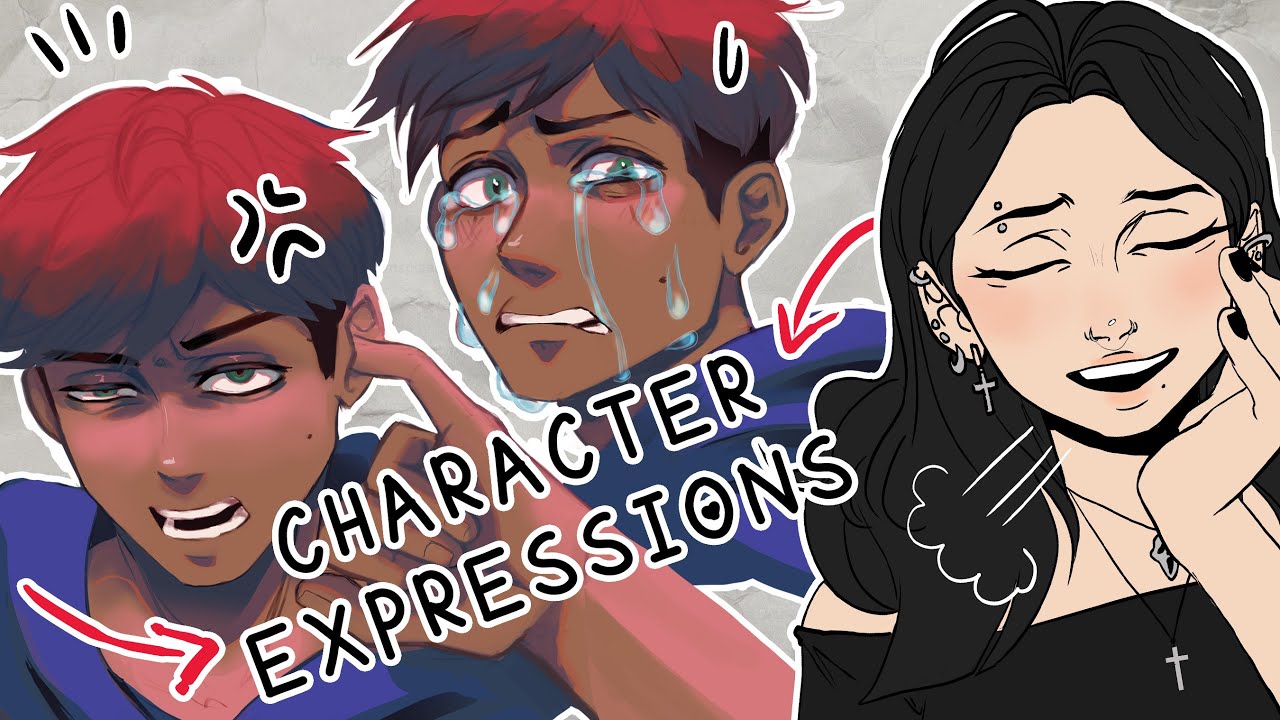 Study anime expressions with me| Drawing a character expression sheet (Art study)