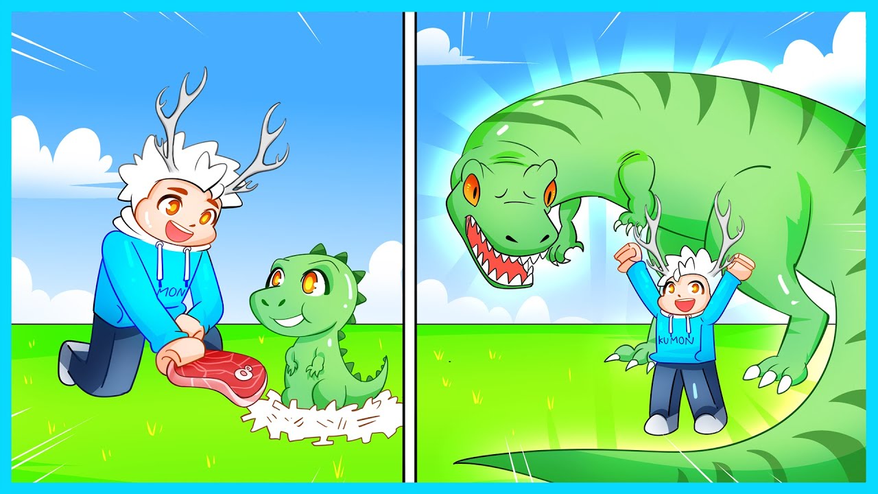 MERAWAT DAN MEMBESARKAN DINOSAURUS SAMPAI BESAR!