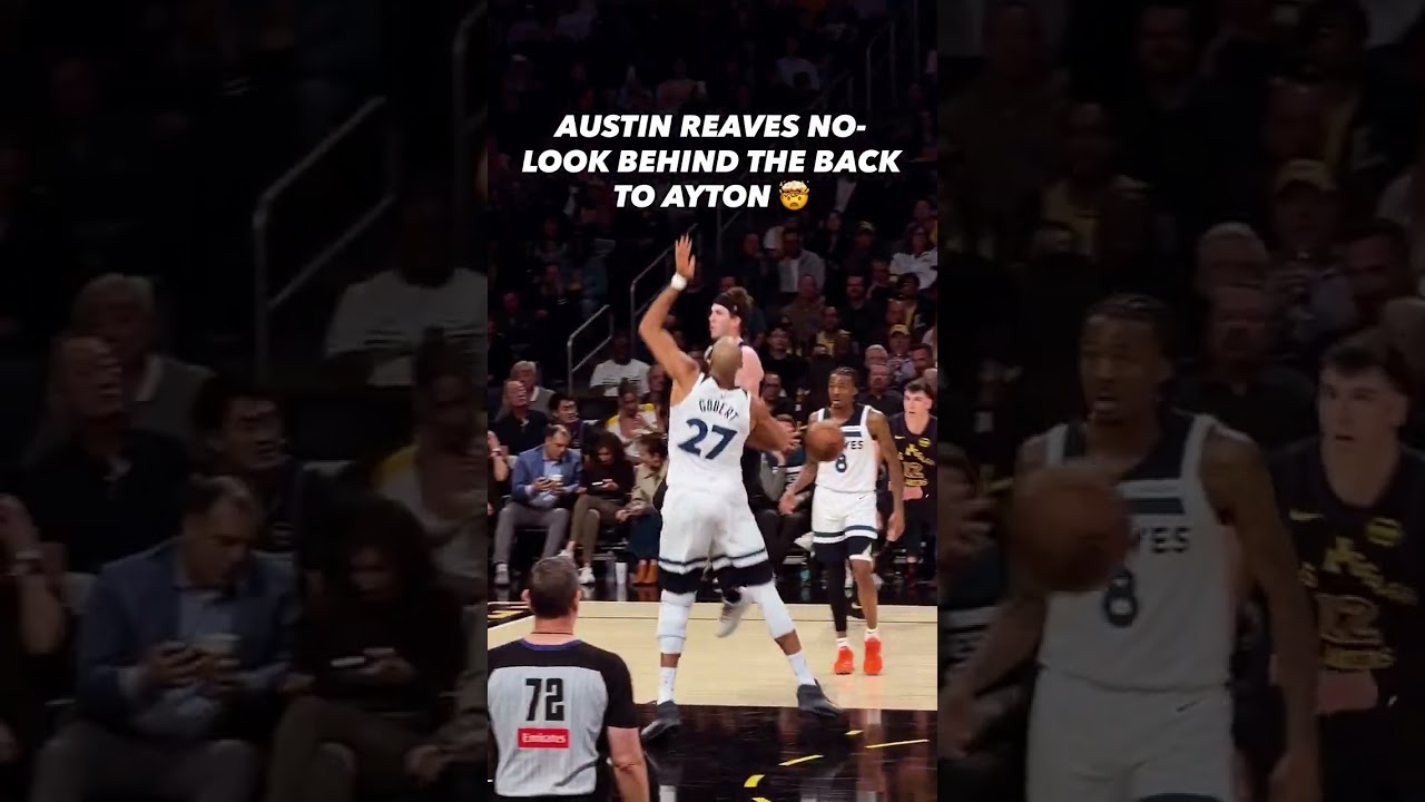 AUSTIN REAVES NO-LOOK BEHIND THE BACK TO AYTON 🤯