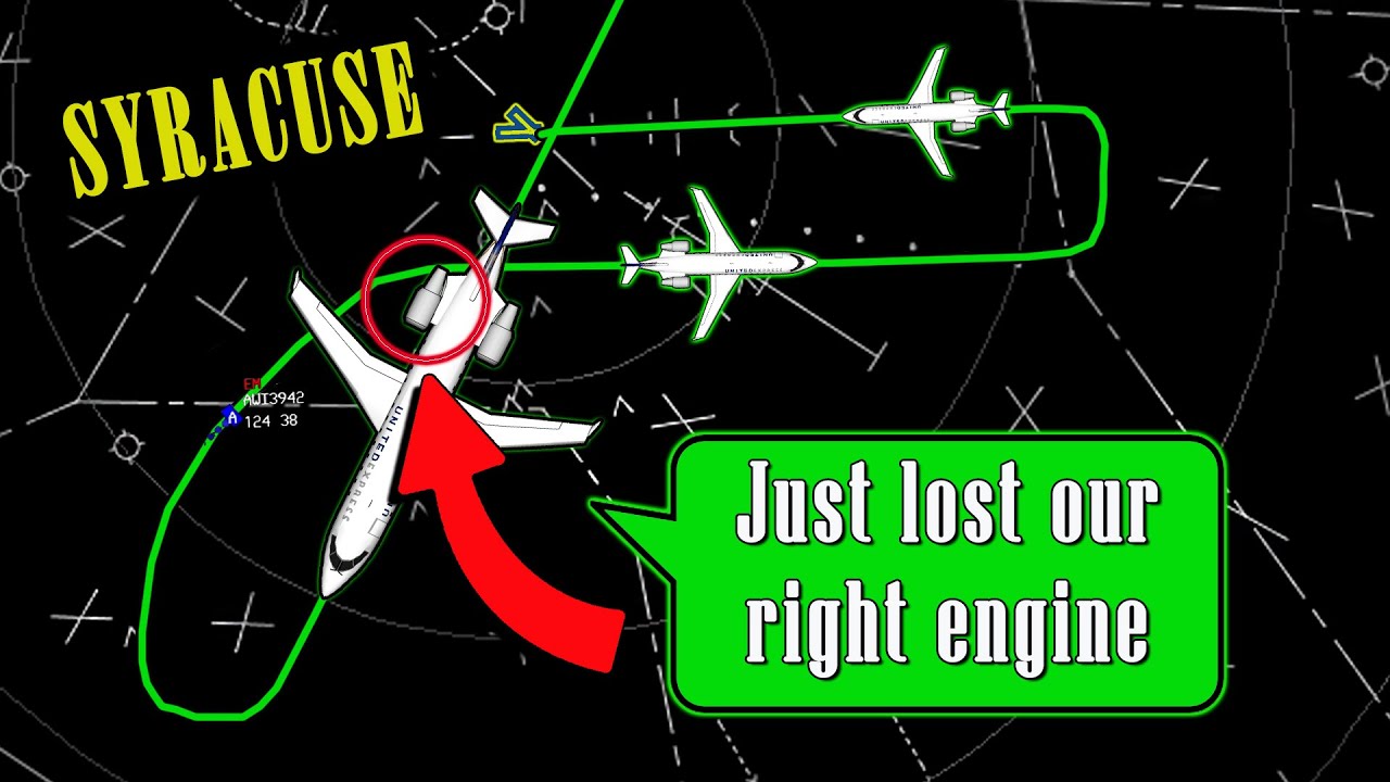 Air Wisconsin CRJ-200 has RIGHT ENGINE FAILURE enroute | Diverts to Syracuse