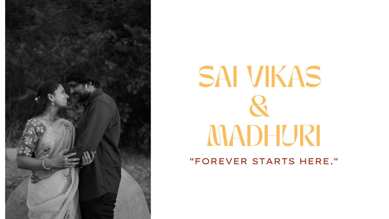 VIKAS WITH MADHURI | PRE WEDDING | 4K| BY DRISHYA DARPANA