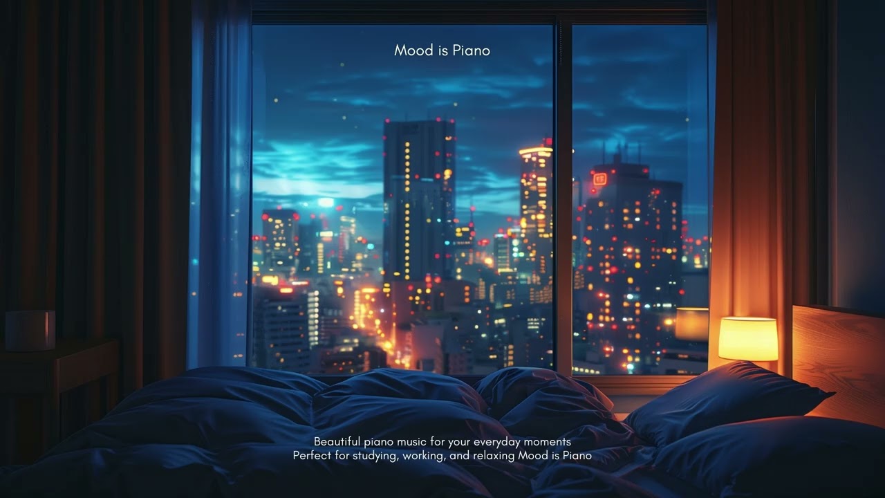 Winter Night Piano Music | 8 Hours of Peaceful Piano for Deep Sleep & Relaxation