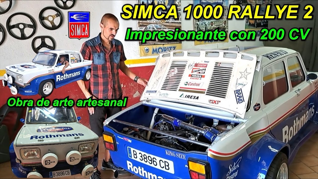 ⛽Simca 1000 Rallye 2 artesanal con 200 CV. Cómo se fabricó? #simca1000rallye