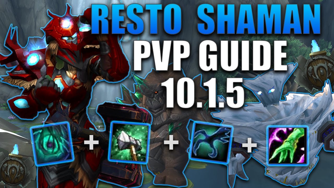 RESTO SHAMAN PVP GUIDE 10.1.5 | TORPID |  WoW PVP ARENA | SOLO SHUFFLE | RBG | BattleGrounds