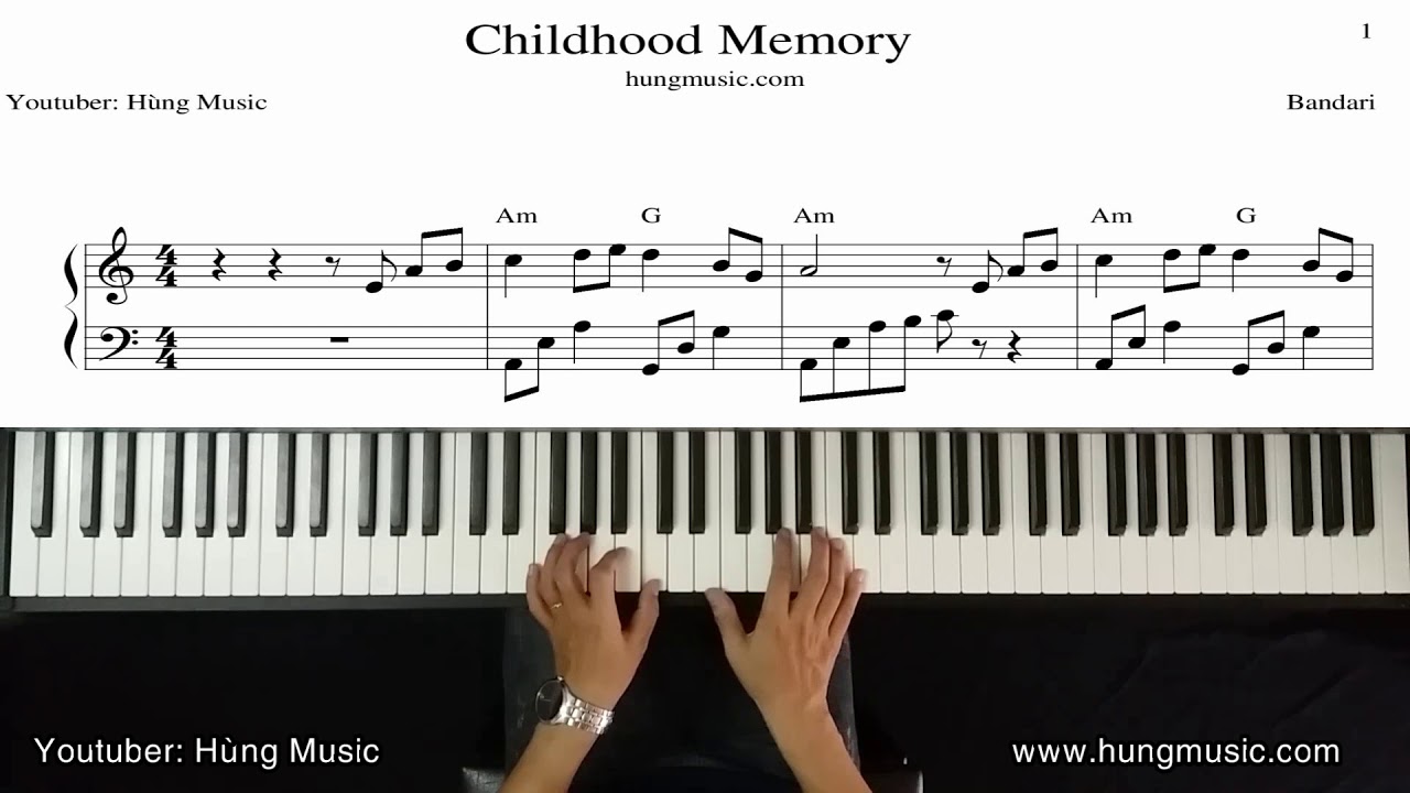 Hướng Dẫn Childhood Memory Piano [Phần 1] - H&ugrave;ng Music