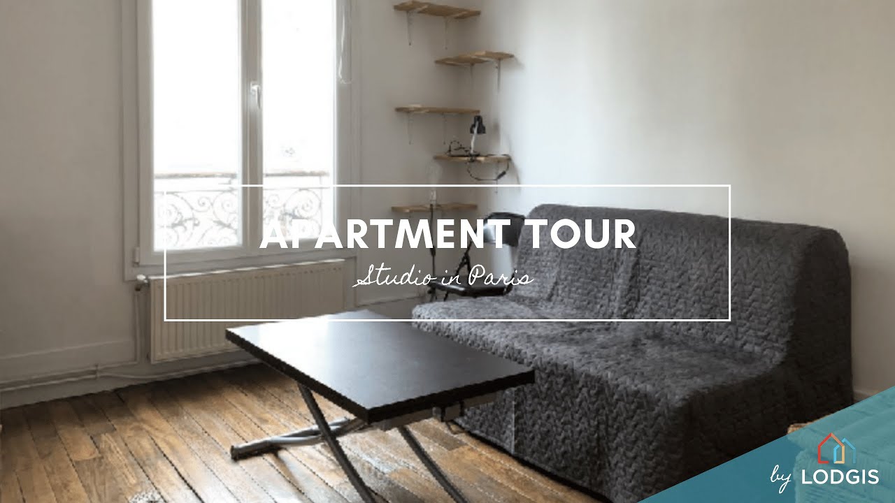 Apartment Tour // Furnished  24m2 in Paris – Ref : 11420493