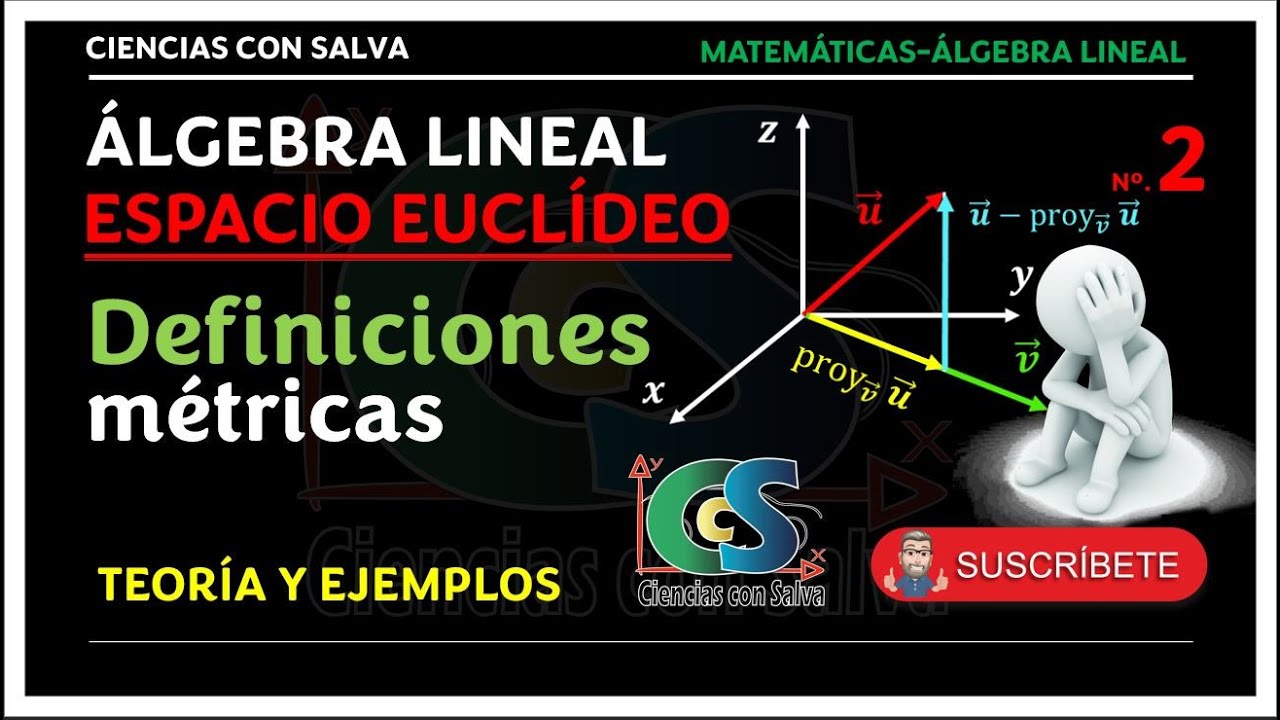 AL. Espacio Euclídeo 2. Métricas.