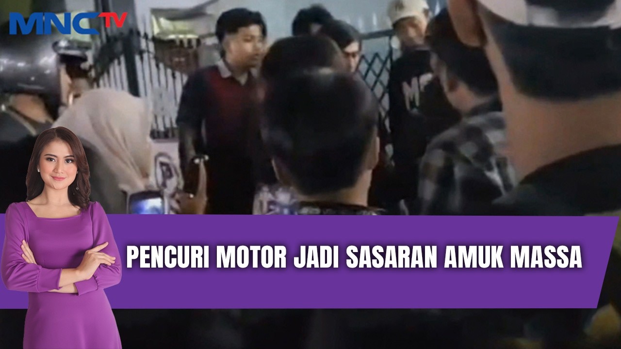 Detik-Detik Maling Motor Tertangkap Warga, Polisi Kesulitan Amankan Pelaku| LIS (17/2)