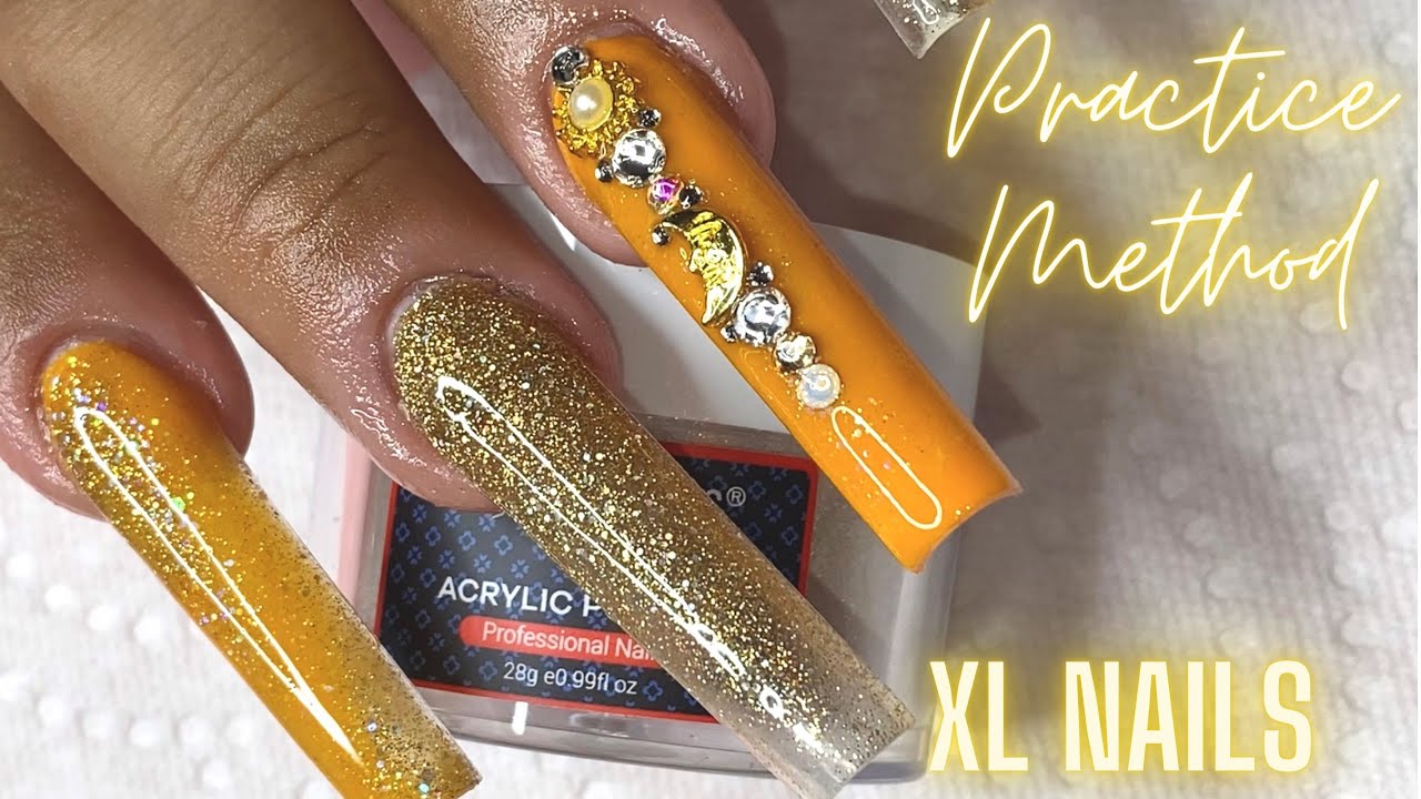 xxl nails tutorial | AFFORDABLE MODELONES ACRYLIC KIT for beginners |nail haul |Tapered square nails