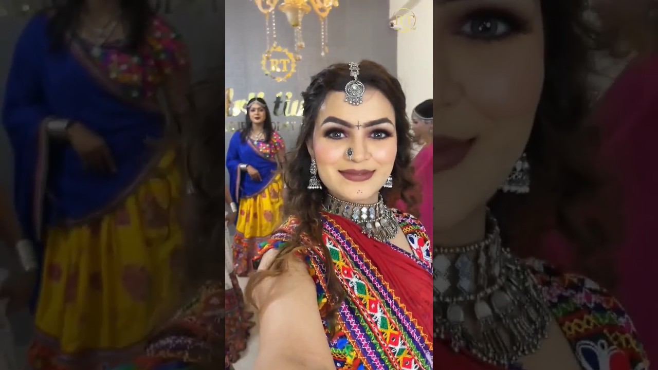 Garba🔥✨#makeup #makeupartist #garba #garbadance #look #gujarat #trend #navratri #viral #garbadance