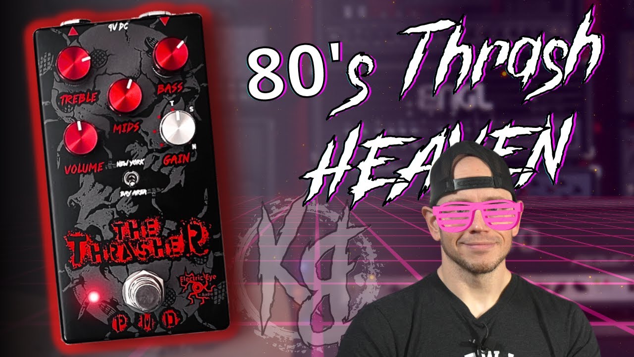 All Your Grail Thrash Tones In ONE Box! | Electric Eye Audio THE THRASHER Pre-amp/Distortion Pedal