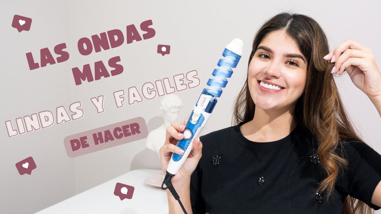 LAS ONDAS MAS RAPIDAS Y FACILES DE HACER CON EL RIZADOR BY HOLY COSMETICS. 💞LAS AMARAS 💞