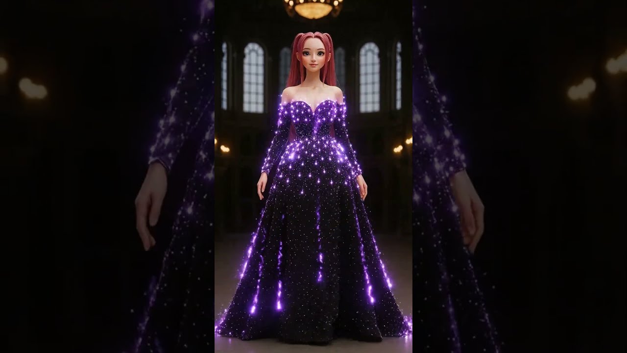 Catwalk Transformation ✨ | Magical Dresses Change Colors on Stage 💃#FashionMagic #ColorChangingDress