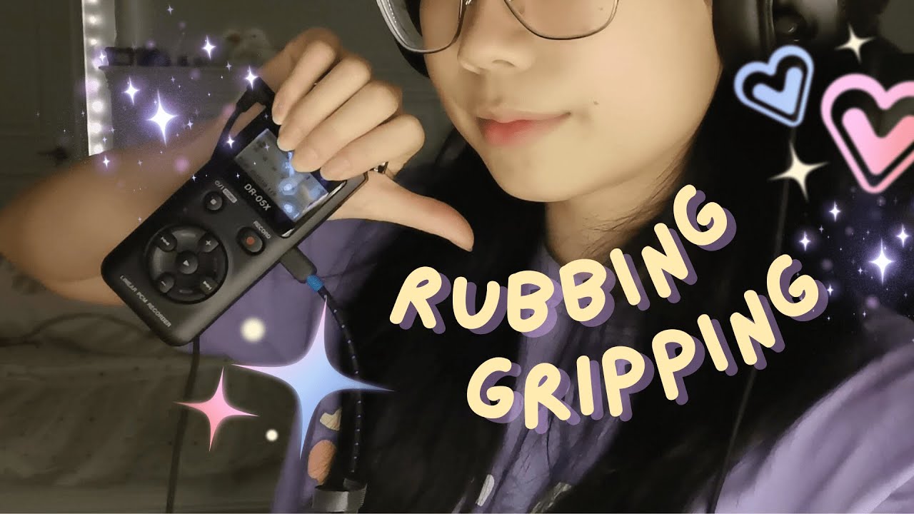 asmr | gripping and rubbing the tascam againninin ✩