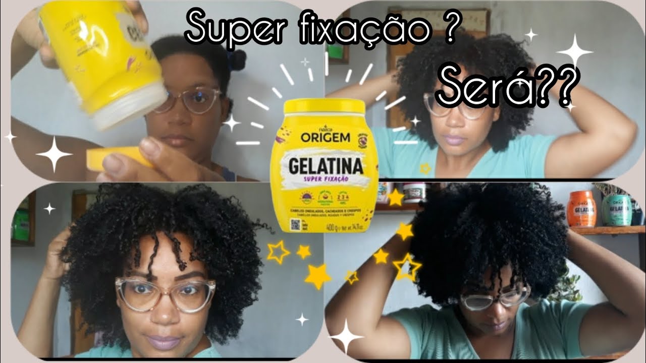 Testei Gelatina Nazcar Origem Super Fixação.