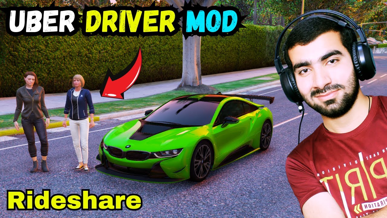 HOW TO INSTALL UBER DRIVER MOD IN GTA 5 | RIDE SHARE & TAXI MISSION MOD | GTA 5 MODS | KHAAS GAMER