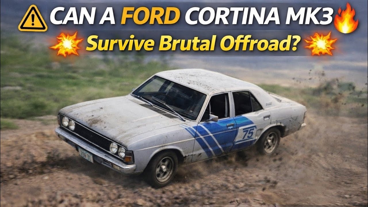 ⚠️Can a Ford Cortina Mk3 Survive Brutal Offroad? | Suspension Test⚠️