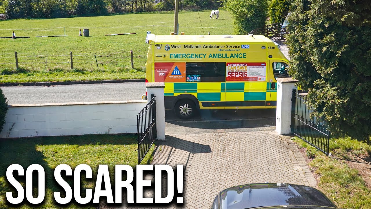 HE'S BEEN RUSHED TO THE HOSPITAL!!