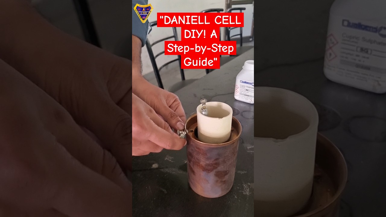 "BUILDING A DANIELL CELL"- Generate your own Electricity🔥 