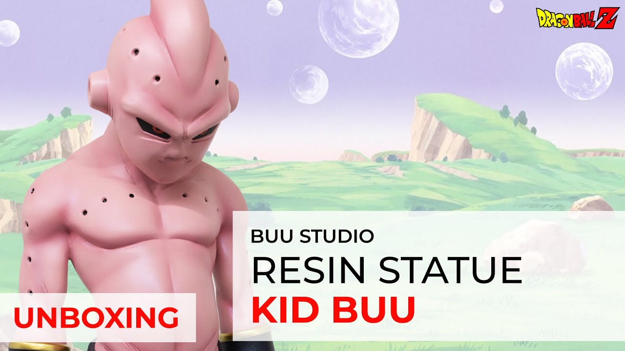 Dragon Ball Z resin statue video unboxing review 4K - Kid Bu 1/4 version B - Buu Studio