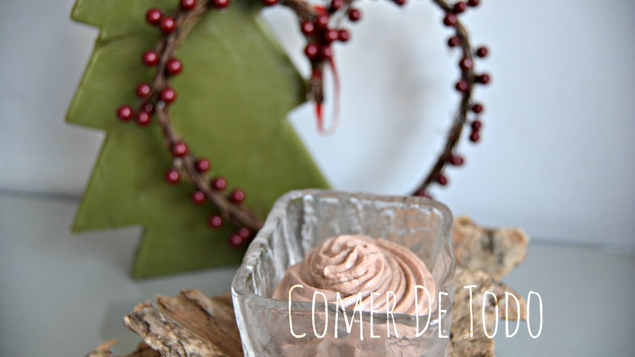 Mousse de chocolate y Baileys casero